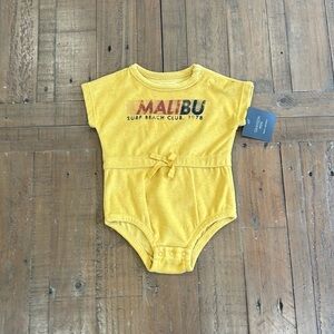 Grayson mini Terrycloth Malibu beach club romper